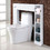Costway 89235016 Wooden over the Toilet Storage Cabinet
