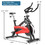 Costway 90348526 Magnetic Exercise Bike Fitness Cycling Bike with 35Lbs Flywheel for Home and Gym-Black & Red