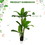 Costway 90582746 5 Feet Artificial Tree with 18 Large Leaves