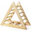 Costway 91205467 Wooden Triangle Climber for Toddler Step Training