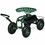 Costway 91742630 Heavy Duty Garden Cart with Tool Tray and 360 Swivel Seat