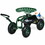 Costway 91742630 Heavy Duty Garden Cart with Tool Tray and 360 Swivel Seat