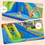 Costway 92061758 Kids Inflatable Water Slide Bouncing House with Carrying Bag and 480W Blower