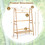 Costway 92651387 Bamboo Clothing Rack with Storage Shelves-Natural