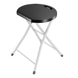Costway 98743021 28 Inch Portable Folding Stools with 330lbs Limited Sturdy Frame