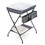 Costway 68512374 Baby Storage Folding Diaper Changing Table-Gray