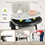 Costway 83750961 4-in-1 Baby High Chair with 6 Adjustable Heights-Gray