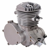 Costway 82750463 80cc 2-Stroke Bicycle Gasoline Engine Motor Kit DIY Motorized Bike Black New-Gray
