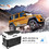 Costway 59802134 58 Quarts Car Refrigerator Portable RV Freezer Dual Zone with Wheel-Black