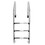 Costway 86712945 3-Step Stainless Steel Swimming Pool Ladder with Anti-Slip Step