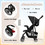 Costway 24087153 Toddler Travel Stroller for Airplane with Adjustable Backrest and Canopy
