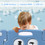 Costway 81207945 16-Panel Foldable Baby Playpen Kids Activity Centre-Blue