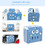 Costway 81207945 16-Panel Foldable Baby Playpen Kids Activity Centre-Blue