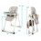 Costway 82397501 Baby Convertible High Chair with Wheels-Gray