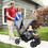 Costway 36187925 Foldable Lightweight Front Back Seats Double Baby Stroller-Gray