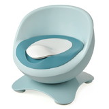 Costway 58794012 Egg-Shaped Toddler Training Toilet with Removable Container-Blue