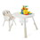 Costway 24016359 6-in-1 Baby High Chair Infant Activity Center with Height Adjustment-Beige
