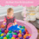 Costway 13725948 Large Round Foam Ball Pit with PU Surface and 50 Balls-Pink
