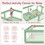 Costway 68749513 Extra-Large Safety Baby Fence with 50 Ocean Balls-Green