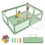 Costway 68749513 Extra-Large Safety Baby Fence with 50 Ocean Balls-Green