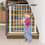 Costway 93856472 30-32.5 Inch Wide Safety Gate with 30 Inch Scientific Height for Baby and Pet-White
