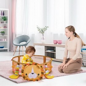 Costway 98452713 4-in-1 Baby Play Gym with Soft Padding Mat and Arch Design