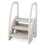 Costway 28397546 3-Step Stool with Safety Handles and Non-slip Pedals for Toddlers-Gray