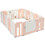 Costway 78460325 16 Panels Baby Safety Playpen with Drawing Board-Pink