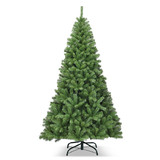 Costway 25341960 PVC Artificial Christmas Tree Premium Hinged-6 ft
