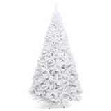 Costway 98506247 6' / 7.5' / 9' Hinged Artificial Christmas Tree with Metal Stand-9 ft