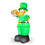Costway 09213784 Patrick's Day Inflatable Leprechaun for for Yard and Lawn-8 ft