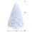 Costway 41369852 6 Feet Iridescent Tinsel Artificial Christmas Tree with 792 Branch Tips