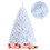 Costway 41369852 6 Feet Iridescent Tinsel Artificial Christmas Tree with 792 Branch Tips