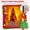 Costway 57809316 28.5 Inch Wooden Tree Collar Box for Indoor/Outdoor Use-Brown