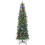 Costway 02194376 7.5 Feet Pre-lit Full Artificial Christmas Tree with Warm White and Multi-color LED Lights