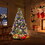 Costway 74269538 6 Feet Pre-Lit Artificial Christmas Tree with 350 LED Lights