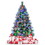 Costway 74269538 6 Feet Pre-Lit Artificial Christmas Tree with 350 LED Lights