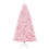 Costway 94215368 7 Feet Flocked Artificial Christmas Tree with 500 LED Lights and 1200 Branches