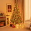 Costway 28597146 6 Feet Artificial Xmas Tree with 500 Warm Yellow Incandescent Lights