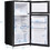 Costway 31675094 2 Doors Cold-rolled Sheet Compact Refrigerator-Black