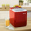 Costway 04952716 44 lbs Portable Countertop Ice Maker Machine with Scoop-Red