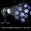 Costway 45029183 Outdoor Waterproof Christmas Snowflake LED Projector Lights with Remote Control
