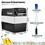 Costway 49587032 55 Quarts Portable Electric Car Refrigerator-Silver