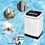 Costway 91826573 Full-Automatic Washing Machine 1.5 Cubic Feet 11 LBS Washer and Dryer-White