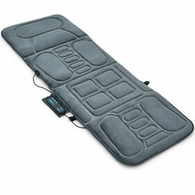 Costway 68420137 Foldable Massage Mat with Heat and 10 Vibration Motors