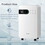 Costway 37921658 32 Pints Dehumidifier with Sleep Mode and 24H Timer for Home Basement-White