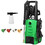 Costway 82435901 3500PSI Electric Pressure Washer with Wheels-Green