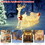 Costway 59781463 6 Feet Christmas Lighted Reindeer and Santa's Sleigh Decoration with 4 Stakes