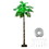 Costway 28974651 6 FT LED Lighted Artificial Palm Tree Hawaiian Style Tropical with Water Bag