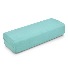 Costway 52846319 Yoga Bolster Pillow with Washable Cover and Carry Handle-Green